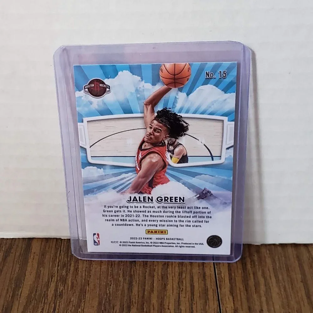 2022-23 NBA Hoops Jalen Green Skyview Parallel Insert Houston Rockets